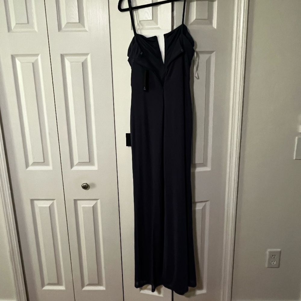 Lulus, Dusty Blue, Full Length Tank Top Dress, Size L